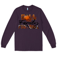 Plum Fall Family Football Long Sleeve Tee - LillyAllenDesigns