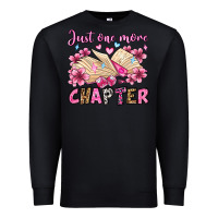 Black just one more chapter valentine's day olivia Premium Sweatshirt - OliviaCreatesArt
