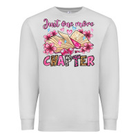 Dove Grey just one more chapter valentine's day olivia Premium Sweatshirt - OliviaCreatesArt