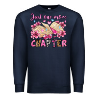 Navy just one more chapter valentine's day olivia Premium Sweatshirt - OliviaCreatesArt