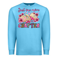 Ocean Blue just one more chapter valentine's day olivia Premium Sweatshirt - OliviaCreatesArt