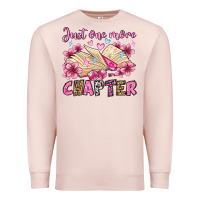 Pale Pink just one more chapter valentine's day olivia Premium Sweatshirt - OliviaCreatesArt