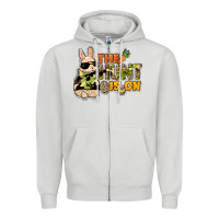 The Hunt Is On Easter Day Zipper Hoodie | Teevron