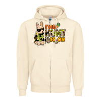 Sandshell The hunt is on Easter Day Zipper Hoodie - HowdyJamesFarm