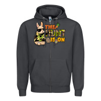Smoke The hunt is on Easter Day Zipper Hoodie - HowdyJamesFarm
