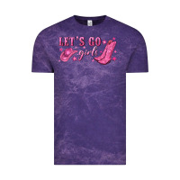 Cloud Purple lets go girls Vintage Tee - NancyCooperArtShop