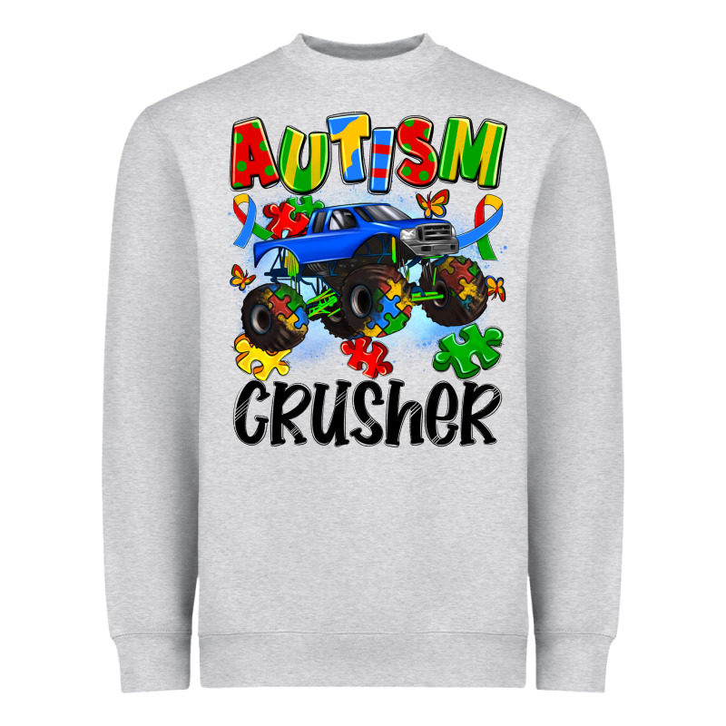Autism Crusher Heavyweight Sweatshirt by Artiststas | Teevron