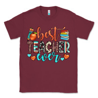Burgundy best teacher ever Classic Tee - JahusDesignShop