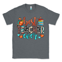 Charcoal Heather best teacher ever Classic Tee - JahusDesignShop