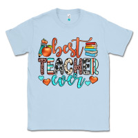 Dusty Blue best teacher ever Classic Tee - JahusDesignShop