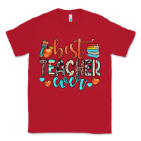 Red best teacher ever Classic Tee - JahusDesignShop
