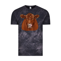 Cloud Black red angus Vintage Tee - JahusDesignShop