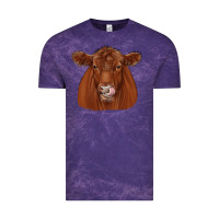 Cloud Purple red angus Vintage Tee - JahusDesignShop