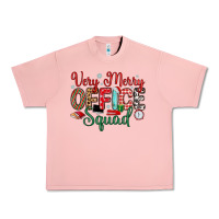 Salmon very merry office squad Urban Heavy Tee - MaliasSmallBusiness