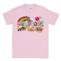 Bubblegum Pink childcare life Classic Tee - NancyCooperArtShop