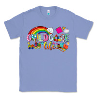 Colony Blue childcare life Classic Tee - NancyCooperArtShop