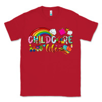 Red childcare life Classic Tee - NancyCooperArtShop