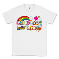 White childcare life Classic Tee - NancyCooperArtShop