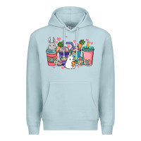 Blue Mist Easter Day coffee drink Premium Hoodie - HowdyJamesFarm