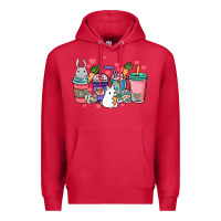 Cardinal Easter Day coffee drink Premium Hoodie - HowdyJamesFarm