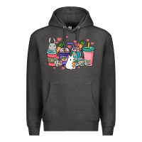Charcoal Heather Easter Day coffee drink Premium Hoodie - HowdyJamesFarm