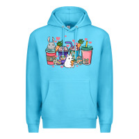 Ocean Blue Easter Day coffee drink Premium Hoodie - HowdyJamesFarm