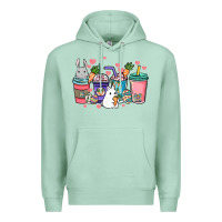 Seafoam Easter Day coffee drink Premium Hoodie - HowdyJamesFarm