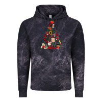 Cloud Black teacher christmas tree Vintage Hoodie - MaliasSmallBusiness