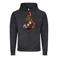 Vintage Black teacher christmas tree Vintage Hoodie - MaliasSmallBusiness