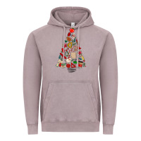 Vintage Zinc teacher christmas tree Vintage Hoodie - MaliasSmallBusiness