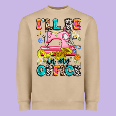I'll Be In My Office Heavyweight Sweatshirt Designed By Artiststas