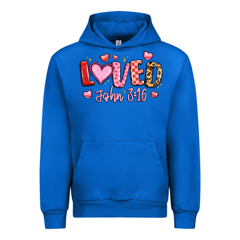 Loved John 3 16 Urban Hoodie by LillyAllenDesigns | Teevron