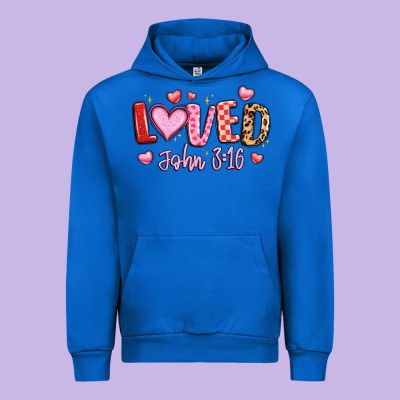 Loved John 3 16 Urban Hoodie Designed By Lillyallendesigns