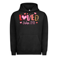 Pigment Black loved john 3 16 Urban Hoodie - LillyAllenDesigns