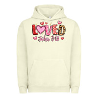 Pigment Pistachio loved john 3 16 Urban Hoodie - LillyAllenDesigns