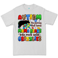 Autism The Journey That Turns Mama Bears Premium Tee | Teevron