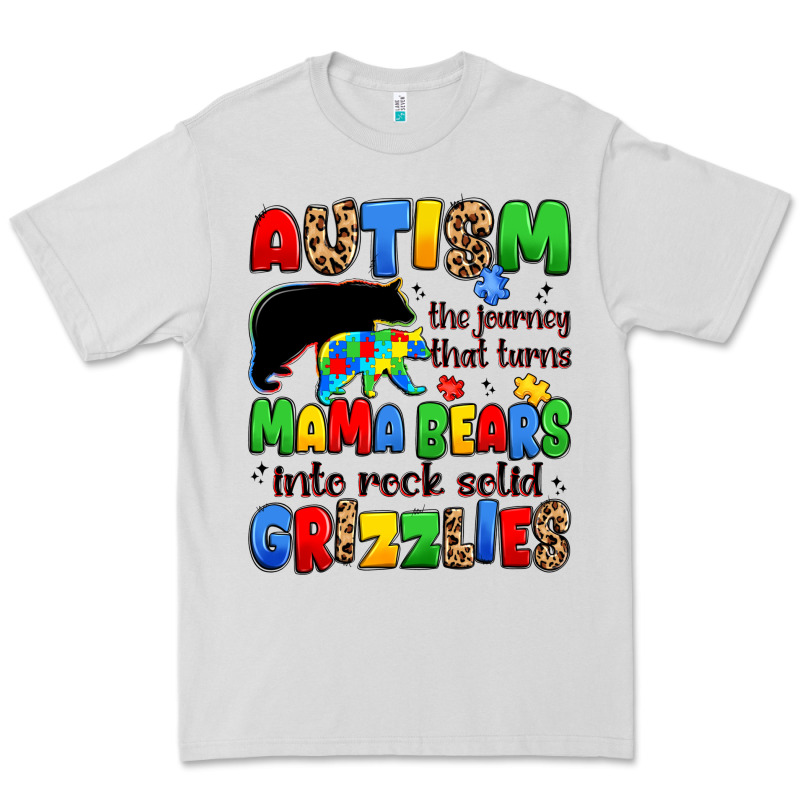 Autism The Journey That Turns Mama Bears Premium Tee by JahusDesignShop | Teevron