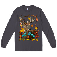 Smoke Fall Breeze And Autumn Leaves Deer Long Sleeve Tee - LillyAllenDesigns