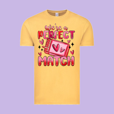 Were Perfect Match Vintage Tee Designed By Maliassmallbusiness