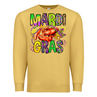 Antique Gold mardi gras crawfish olivia Premium Sweatshirt - OliviaCreatesArt