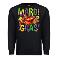 Black mardi gras crawfish olivia Premium Sweatshirt - OliviaCreatesArt