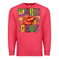 Cardinal mardi gras crawfish olivia Premium Sweatshirt - OliviaCreatesArt