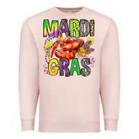 Pale Pink mardi gras crawfish olivia Premium Sweatshirt - OliviaCreatesArt