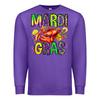 Purple mardi gras crawfish olivia Premium Sweatshirt - OliviaCreatesArt