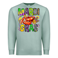 Seafoam mardi gras crawfish olivia Premium Sweatshirt - OliviaCreatesArt