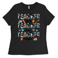 Black teacher teach love inspire Ladies Tee - JahusDesignShop
