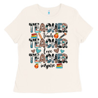 Bone teacher teach love inspire Ladies Tee - JahusDesignShop