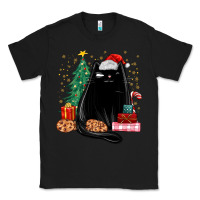 Black christmas black cat Classic Tee - MaliasSmallBusiness