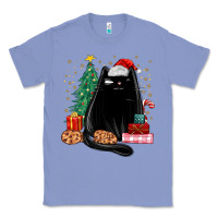 Colony Blue christmas black cat Classic Tee - MaliasSmallBusiness