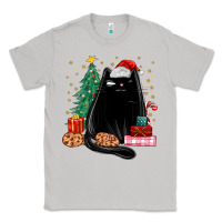 Moon Dust christmas black cat Classic Tee - MaliasSmallBusiness